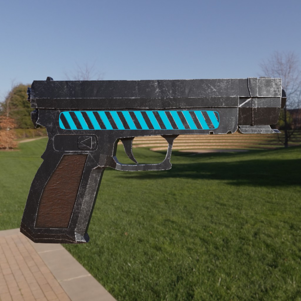 Sci Fi Pistol Gun preview image 2